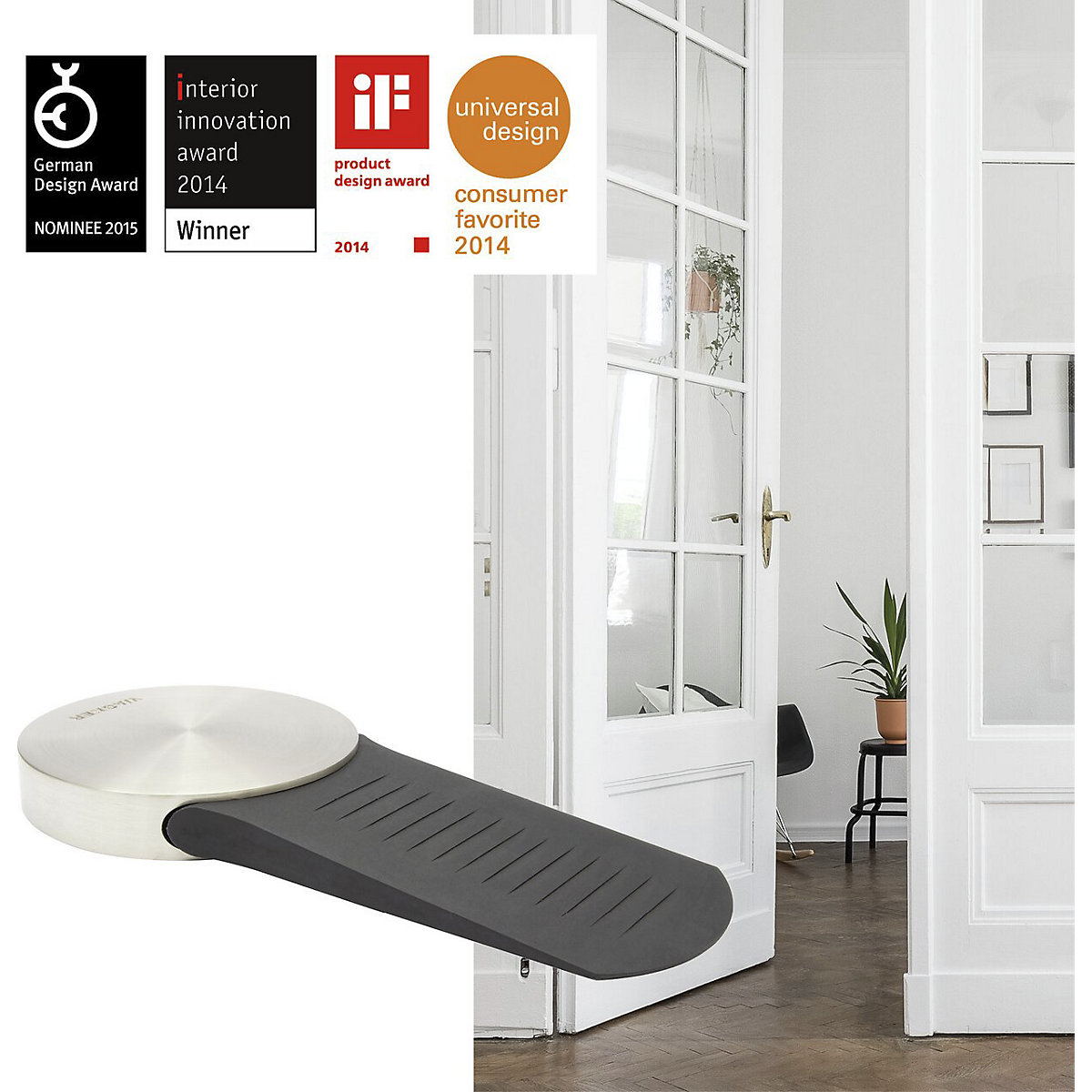 Formatervezett ajtómegállító ékkel – Wagner (Termék képe 6)-5