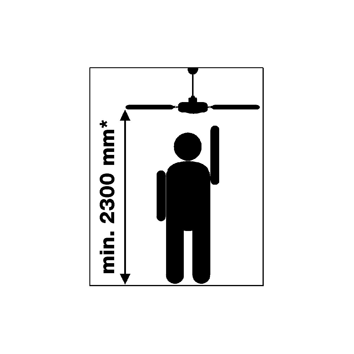 Mennyezeti ventilátor fém lapátokkal (Termék képe 2)-1