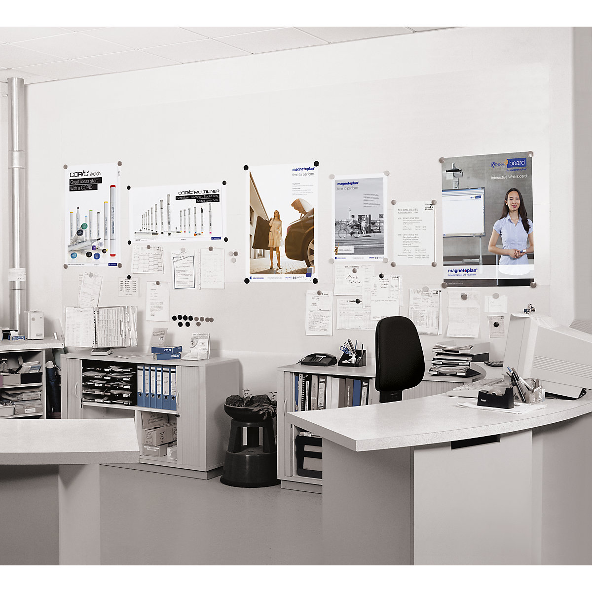 Mágnesesfal-készlet tartozékokkal – magnetoplan (Termék képe 2)-1