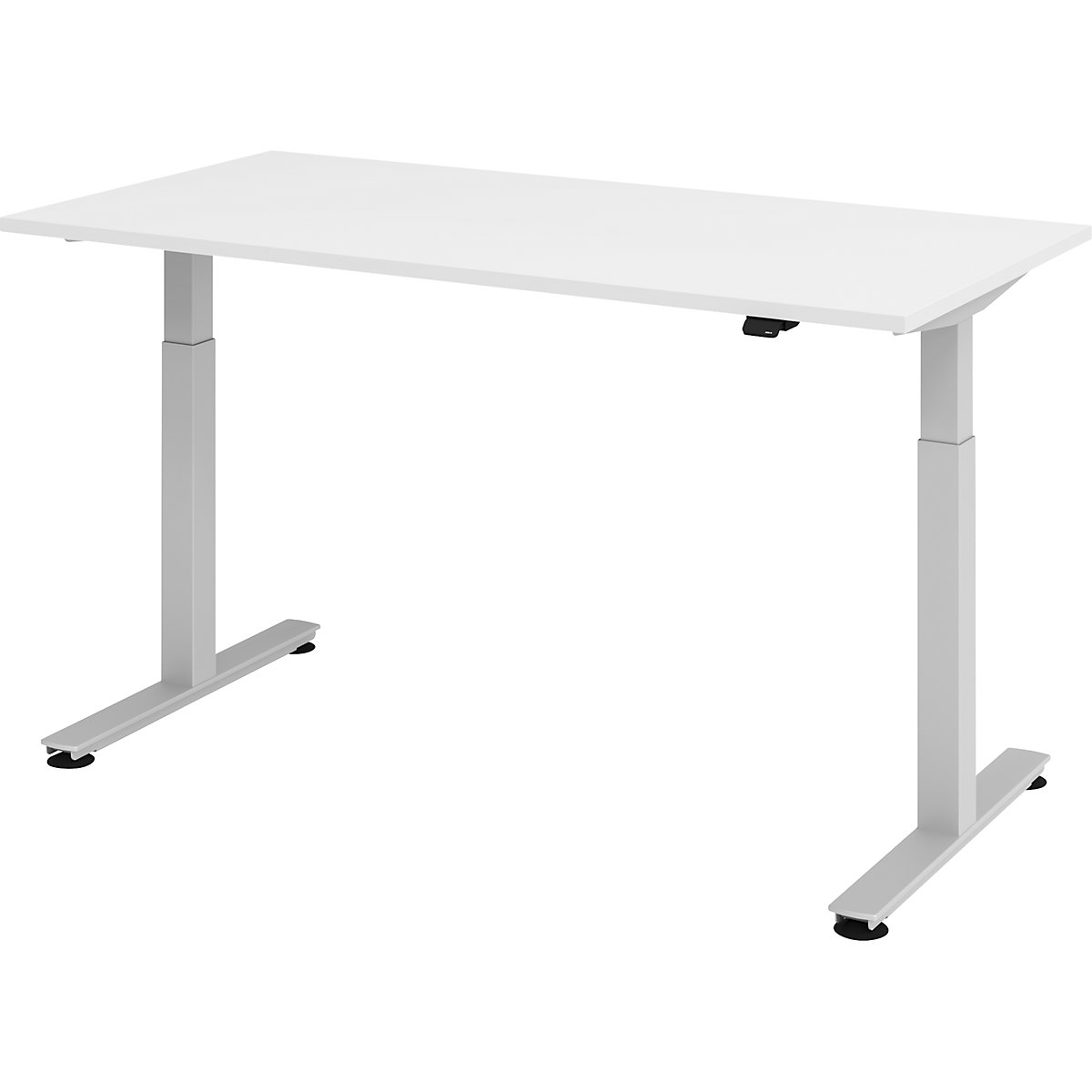 Íróasztal, elektromosan állítható magasság UPLINER, szé x mé 1200 x 800 mm, fehér-23