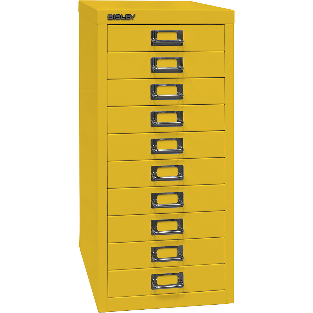 MultiDrawer™ 29-es sorozat – BISLEY, DIN A4, 10 fiók, sárga-11