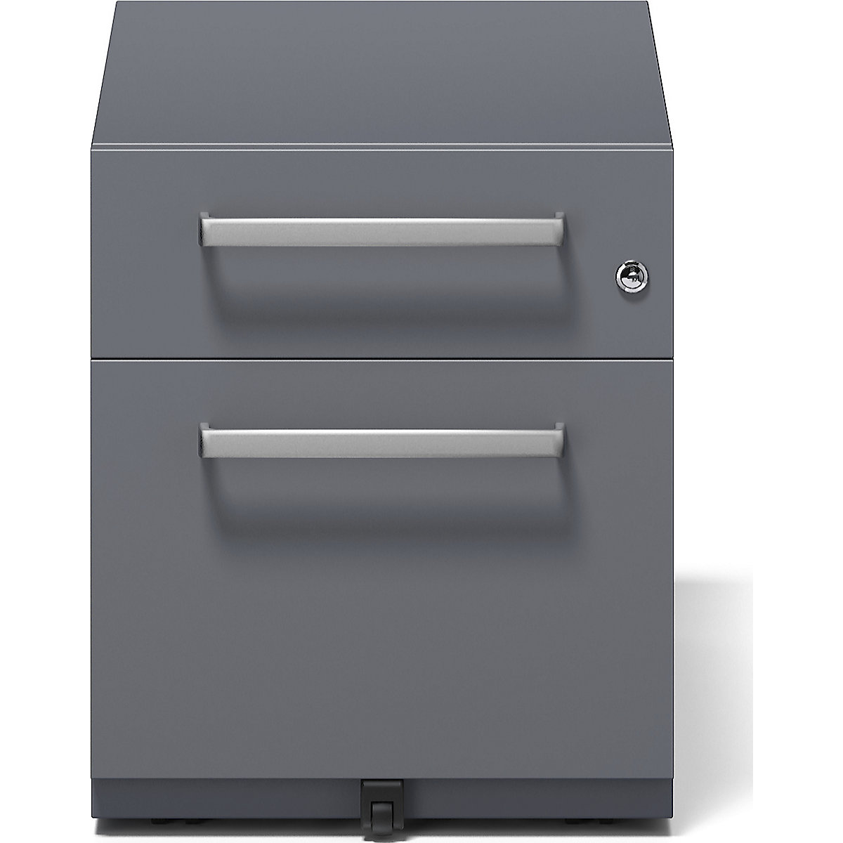 Note™ görgős konténer, 1 függő irattartóval, 1 univerzális fiókkal – BISLEY (Termék képe 2)-1