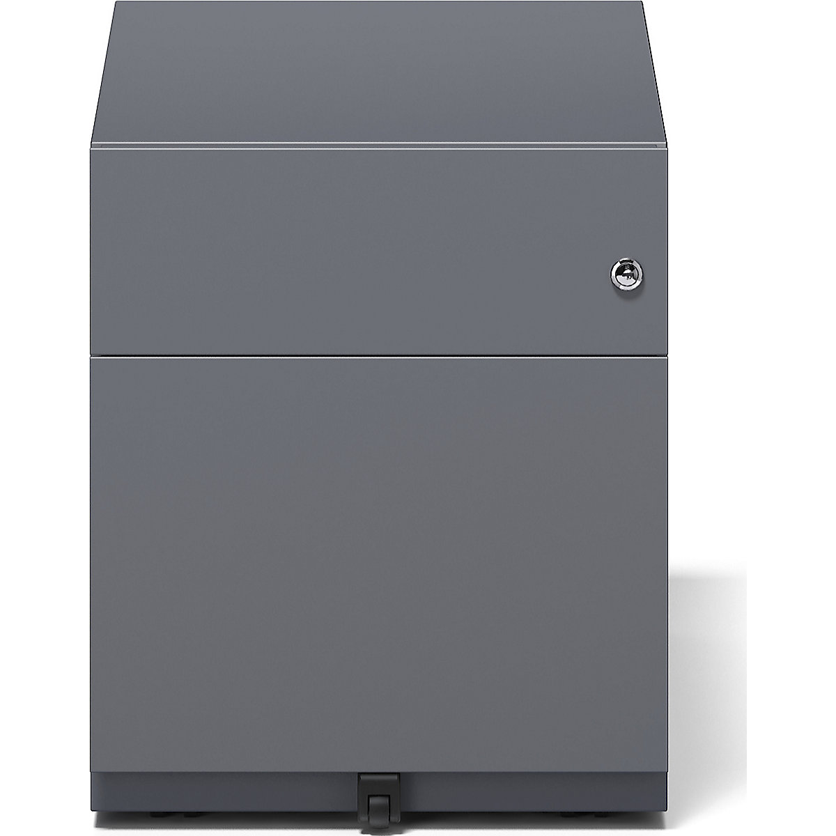 Note™ görgős konténer, 1 függő irattartóval, 1 univerzális fiókkal – BISLEY (Termék képe 3)-2