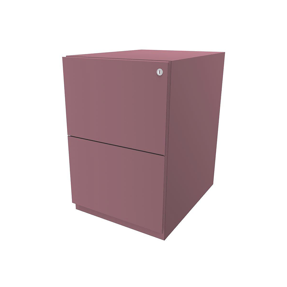 Note™ görgős konténer, 2 függő irattartóval – BISLEY, ma x szé 645 x 420 mm, rózsaszín-11