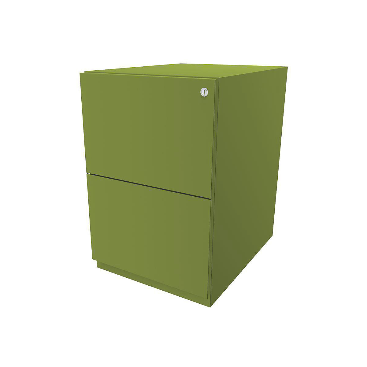 Note™ görgős konténer, 2 függő irattartóval – BISLEY, ma x szé 645 x 420 mm, zöld-9