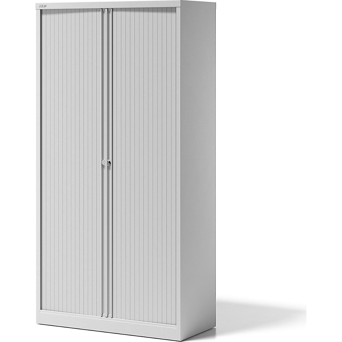 ESSENTIALS redőnyös szekrény – BISLEY, ma x szé x mé 1970 x 1000 x 470 mm, 4 polc, közlekedési fehér-4