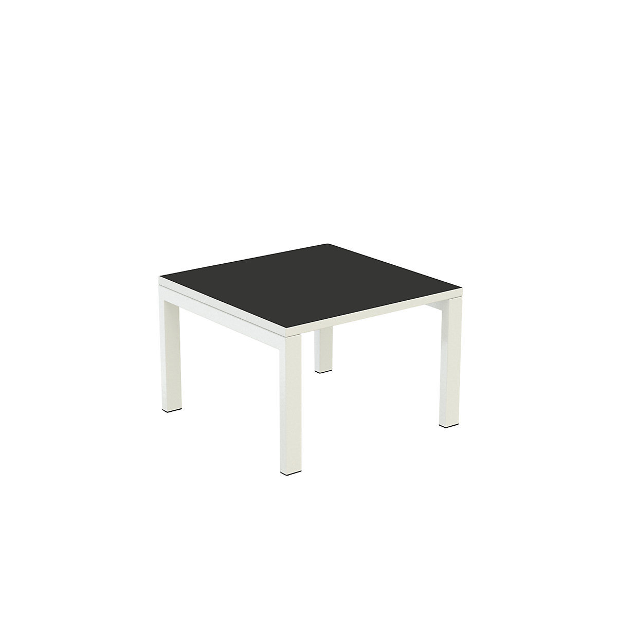 easyDesk® kiegészítő asztal – Paperflow, ma x szé x mé 400 x 600 x 600 mm, fekete-6
