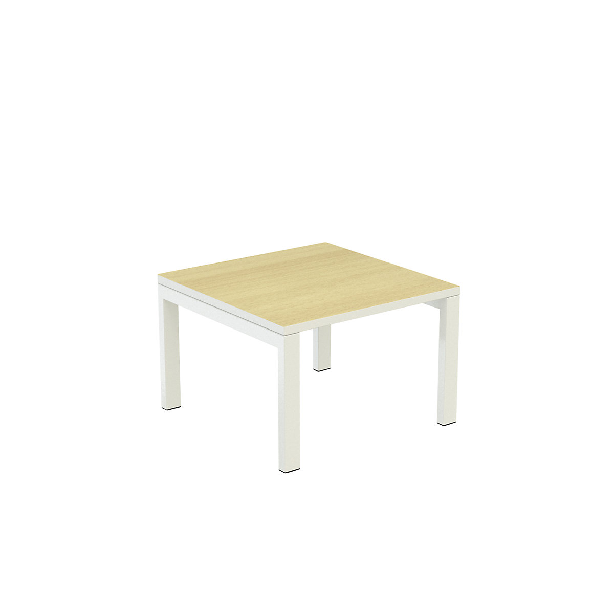 easyDesk® kiegészítő asztal – Paperflow, ma x szé x mé 400 x 600 x 600 mm, bükk-dekor-8