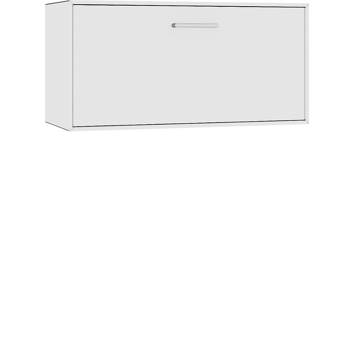 Egyes doboz, függő – mauser, 1 fiók, szélesség 770 mm, tiszta fehér-3