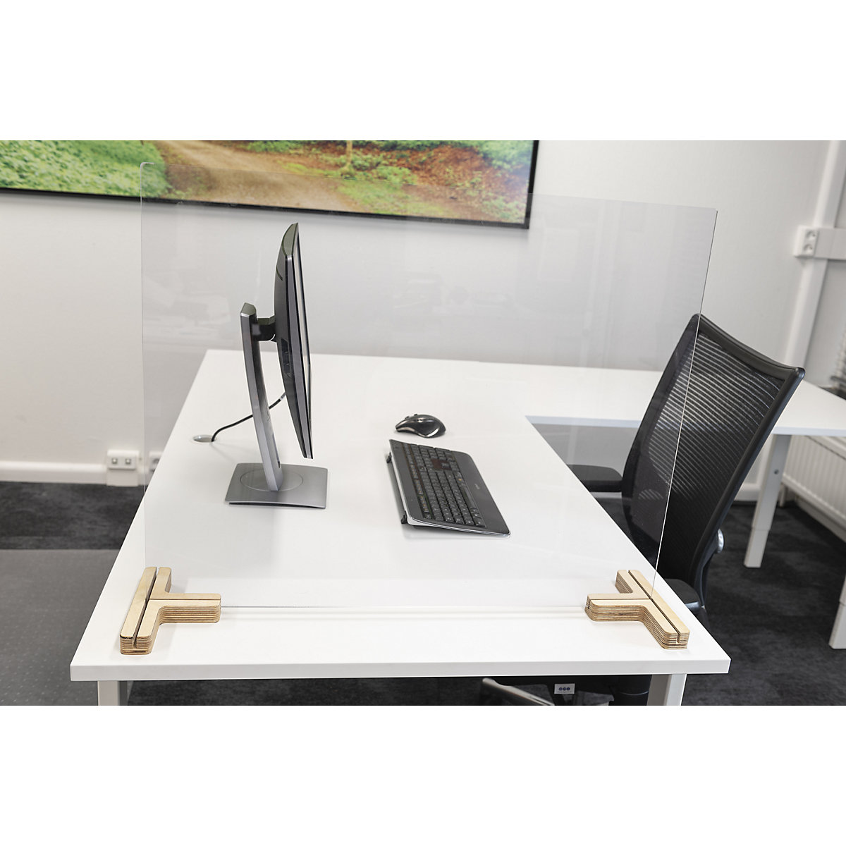 Válaszfal íróasztalokhoz/asztalokhoz (Termék képe 2)-1