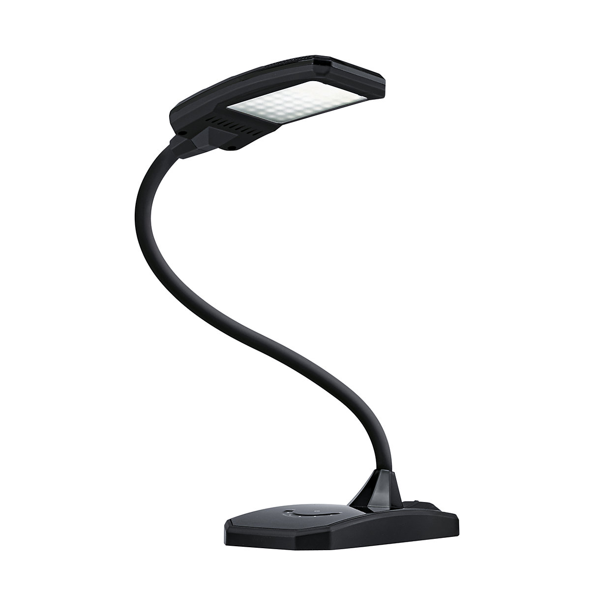 TWIST LED-es íróasztali lámpa – Hansa, magasság 390 mm, fekete-3
