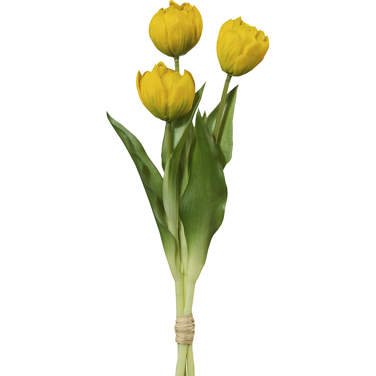 Teltvirágú tulipánok, valódi tapintás, 3 db-os csokor (Termék képe 2)-1