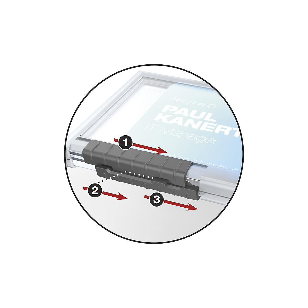 PUSHBOX kártyatartó – DURABLE (Termék képe 4)