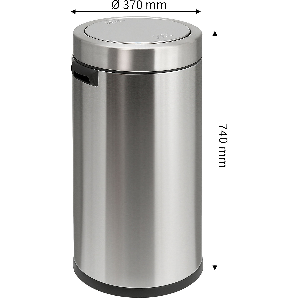 Hulladékgyűjtő, 55 l, nemesacél – simplehuman (Termék képe 2)-1