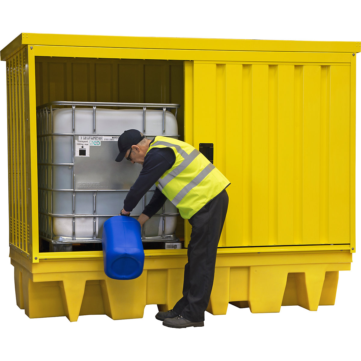 Acél / PE veszélyesanyag-tároló (Termék képe 3)-2