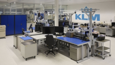 ESD-werkplekken voor KLM Component Services | Duurzame onderhoudsoplossingen wt$