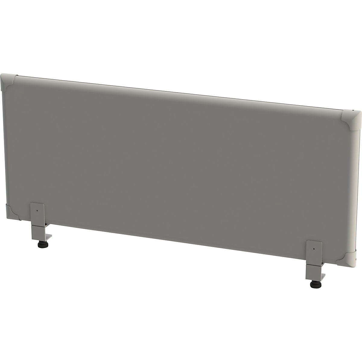 Akustický nástavný panel pro pracovní stůl – eurokraft pro, výška 450 mm, šířka 1200 mm, šedá-9