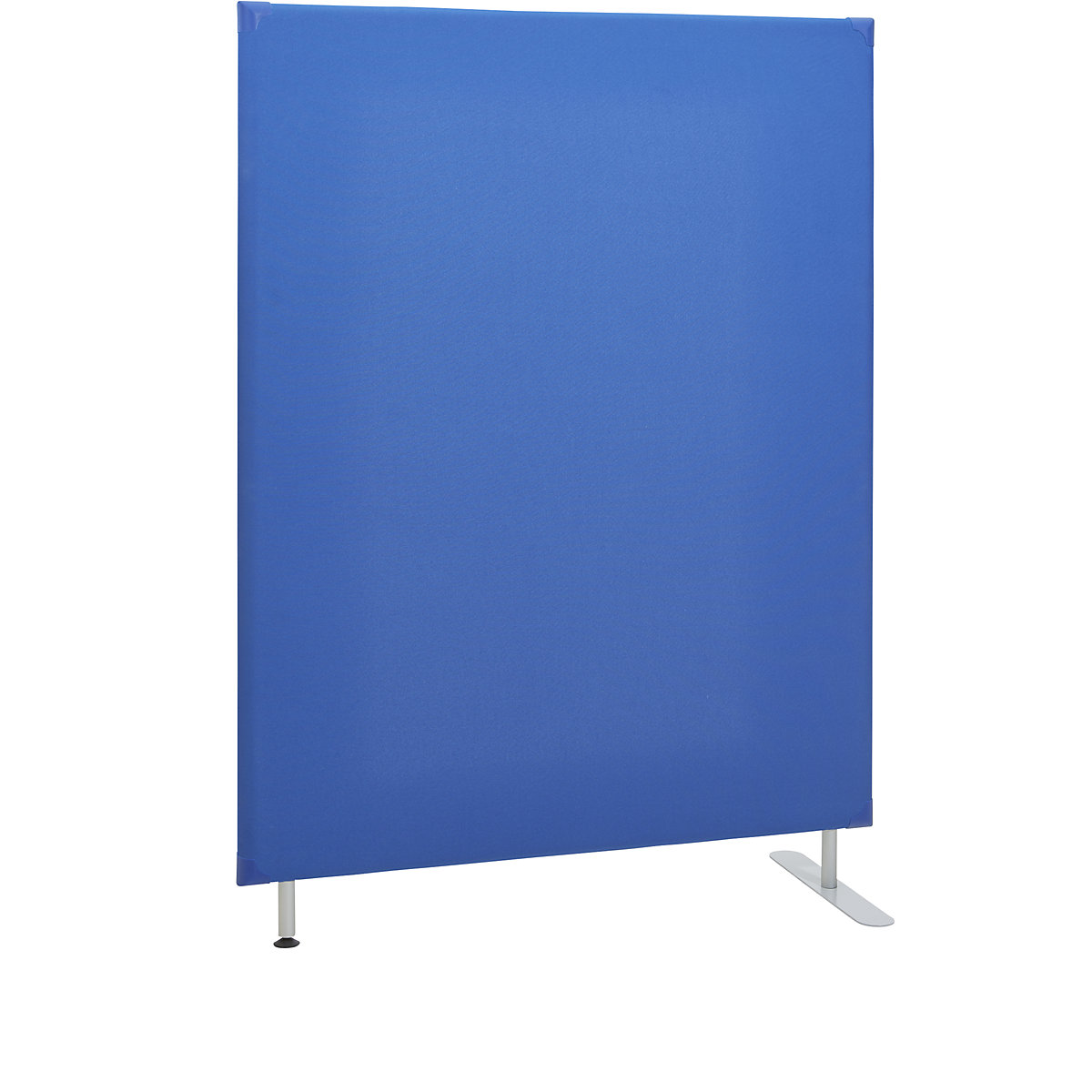 Protihluková dělicí stěna – eurokraft pro, nástěnný panel, výška 1600 mm, šířka 1200 mm, modrá-3