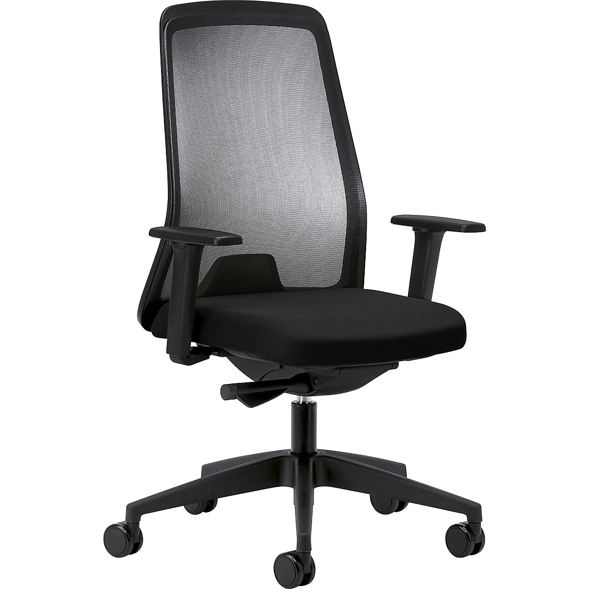 Kancelářská otočná židle GOAL AIR, výška opěradla 545 mm – interstuhl (Obrázek výrobku 2)-1