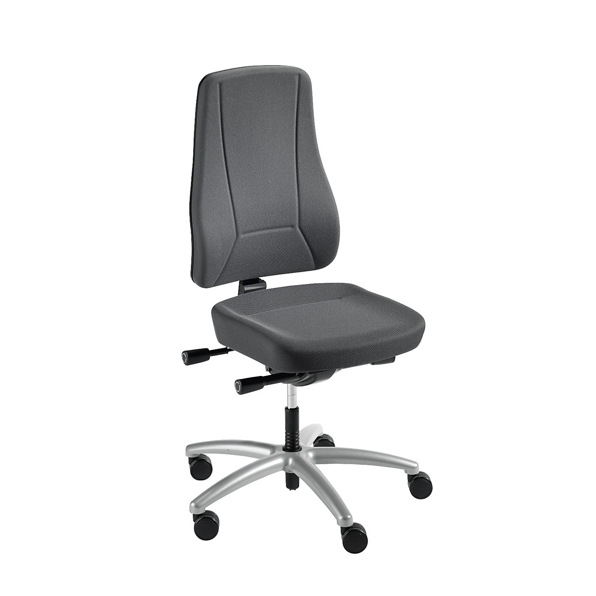 Kancelářská otočná židle YOUNICO PRO – Prosedia, výška opěradla 660 mm, šedá-2
