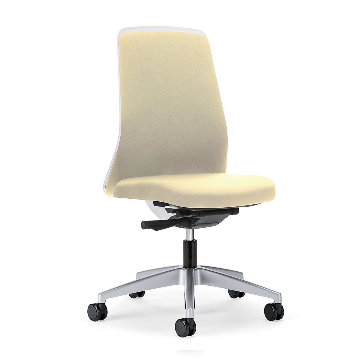 Otočná židle pro operátory EVERY, bílé opěradlo Chillback – interstuhl
