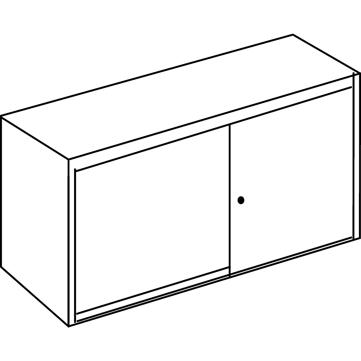 Skříň s posuvnými dveřmi, akusticky účinná – mauser (Obrázek výrobku 2)-1