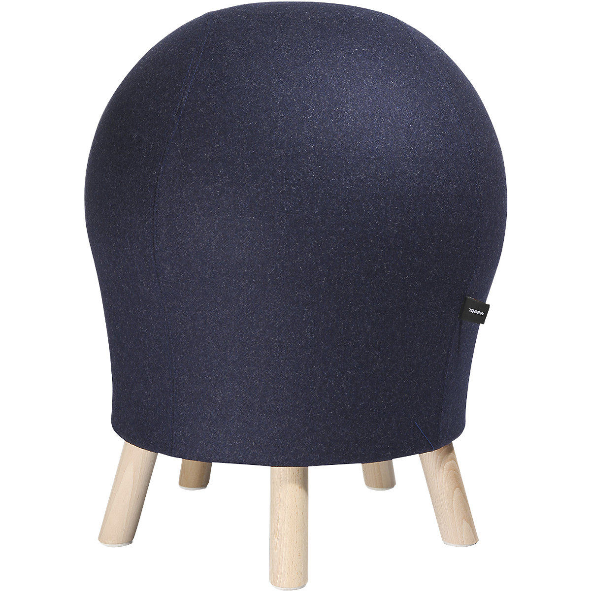 Fitness stolička SITNESS 5 ALPINE – Topstar, výška sedáku cca 620 mm, potah tmavě modrý-6