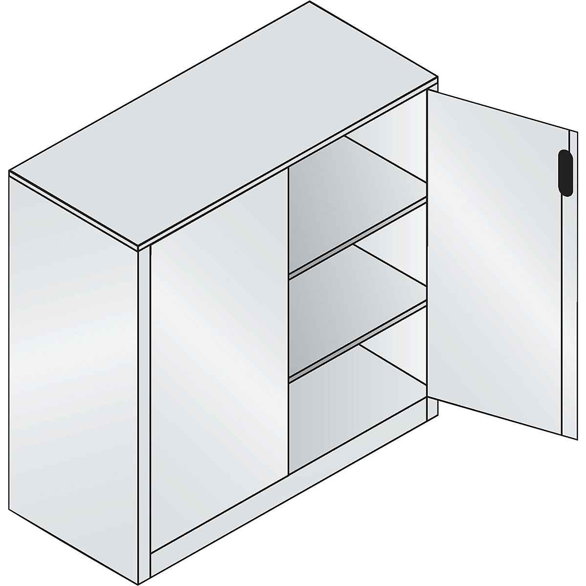 Odkládací skříňka na pořadače ACURADO – C+P (Obrázek výrobku 2)-1