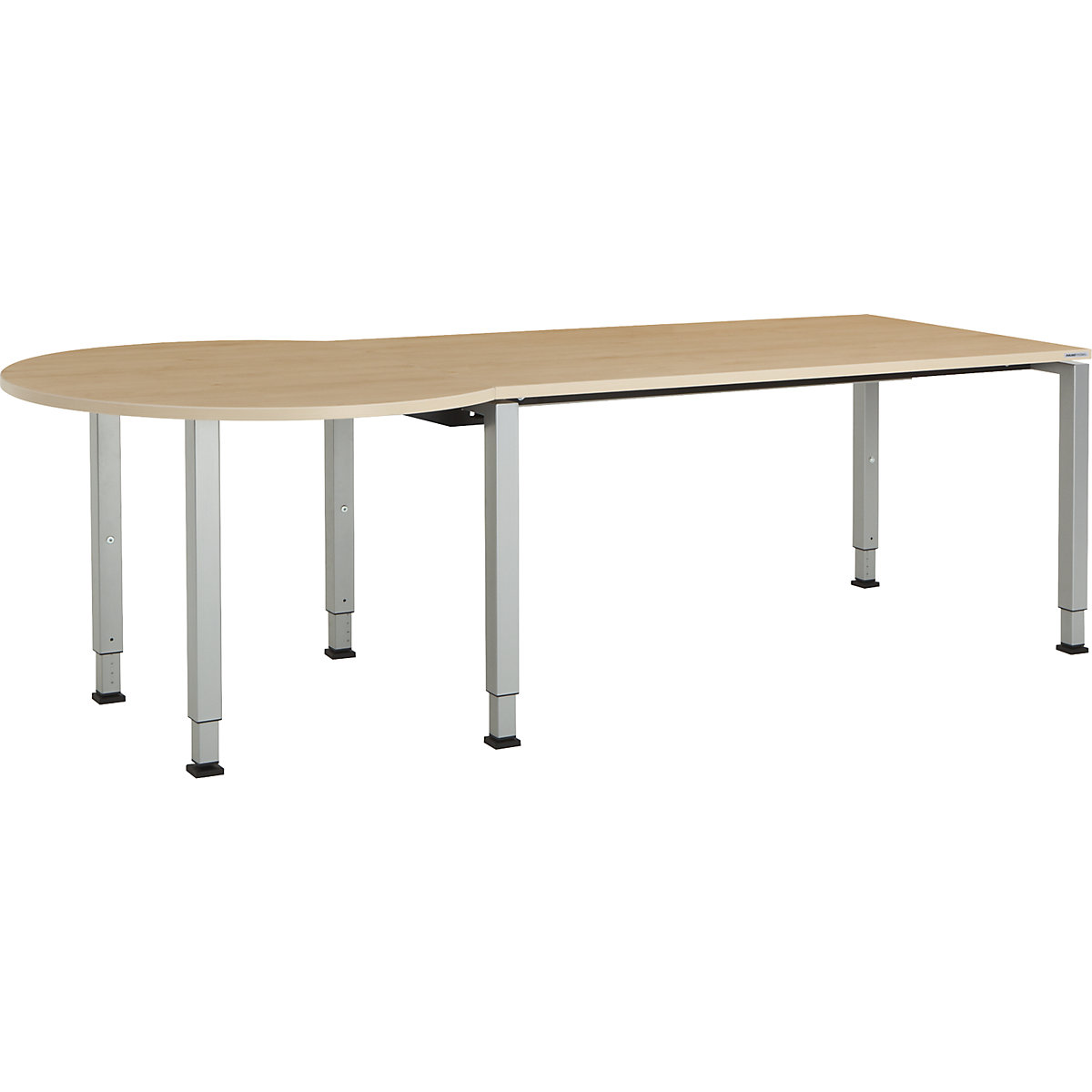 Obdélníkový stůl s kruhovým nástavcem – mauser