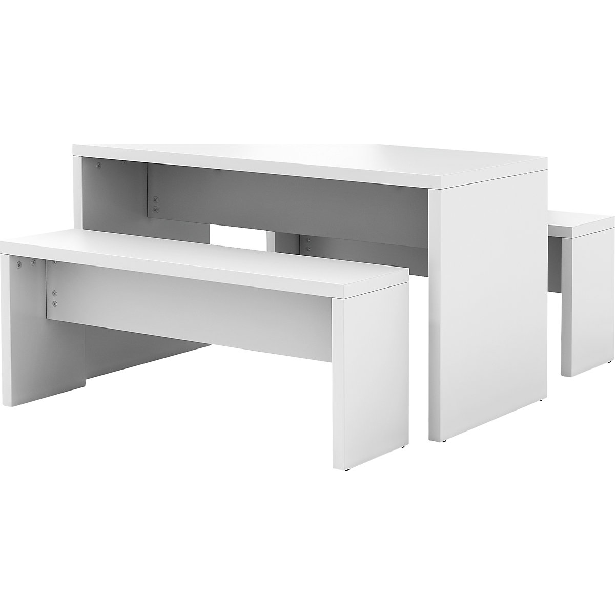 Stůl pro bistra, v x š x h 728 x 1300 x 680 mm, bílá