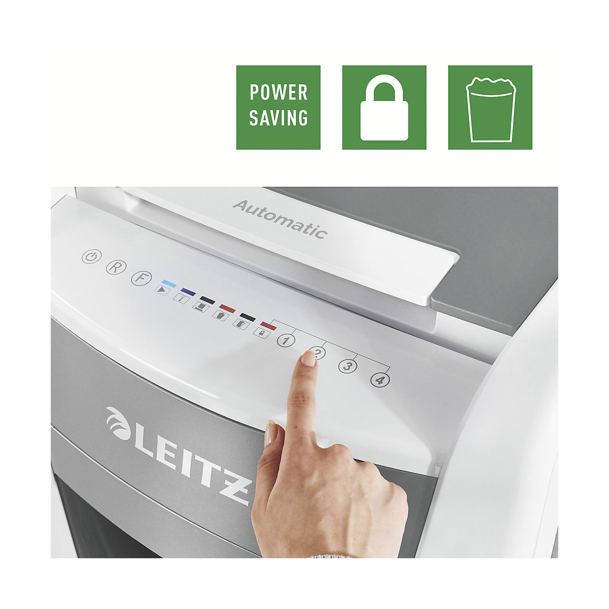Skartovačka IQ Autofeed Office 300 – Leitz (Zobrazenie produktu 6)-5