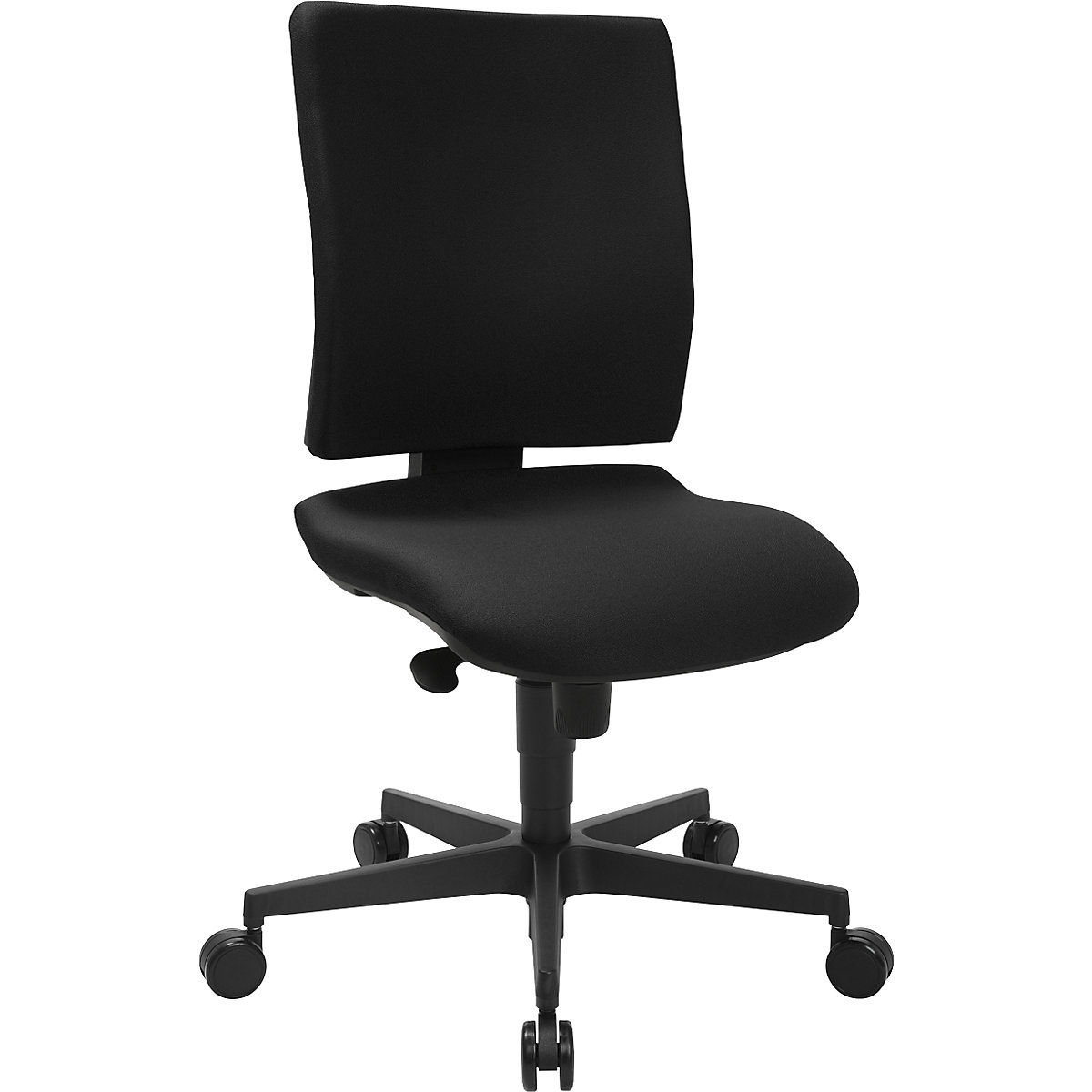 Kancelárska otočná stolička SYNCRO CLEAN – Topstar, látkový poťah antibakteriálny, čierna-12