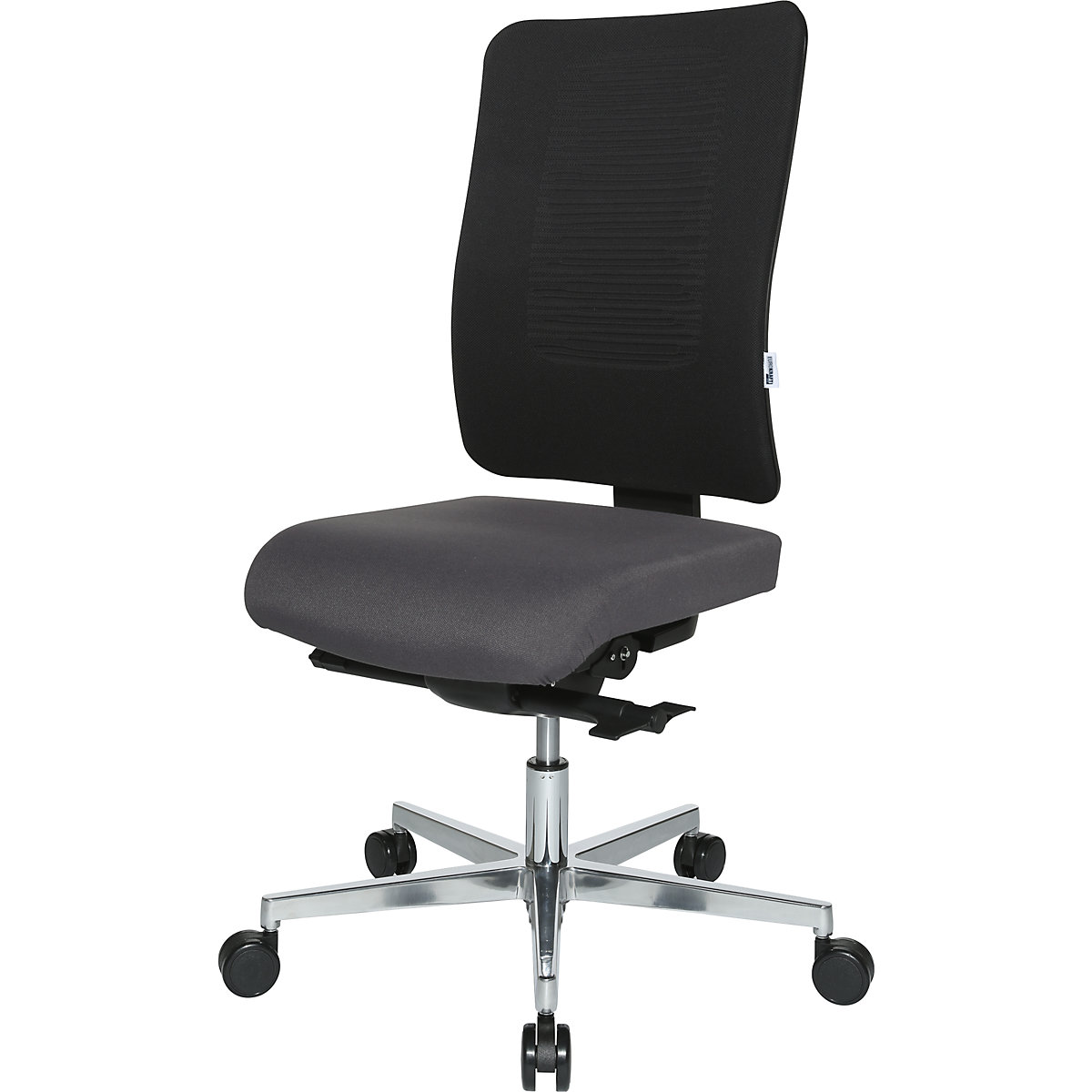 Kancelárska otočná stolička V4 s plochým tvarovaným sedadlom - eurokraft pro