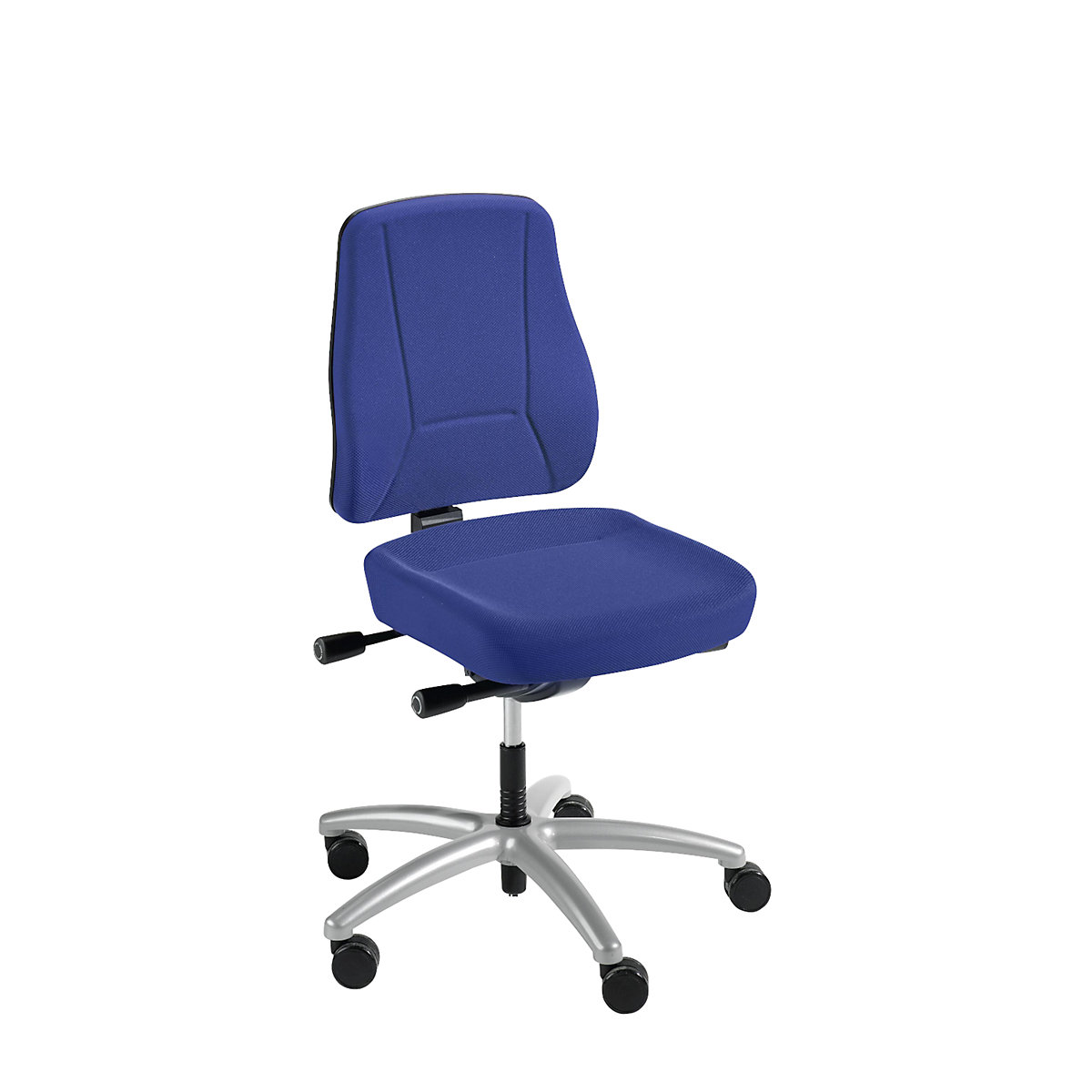 Kancelárska otočná stolička YOUNICO PRO – Prosedia, výška operadla 540 mm, kráľovská modrá-4