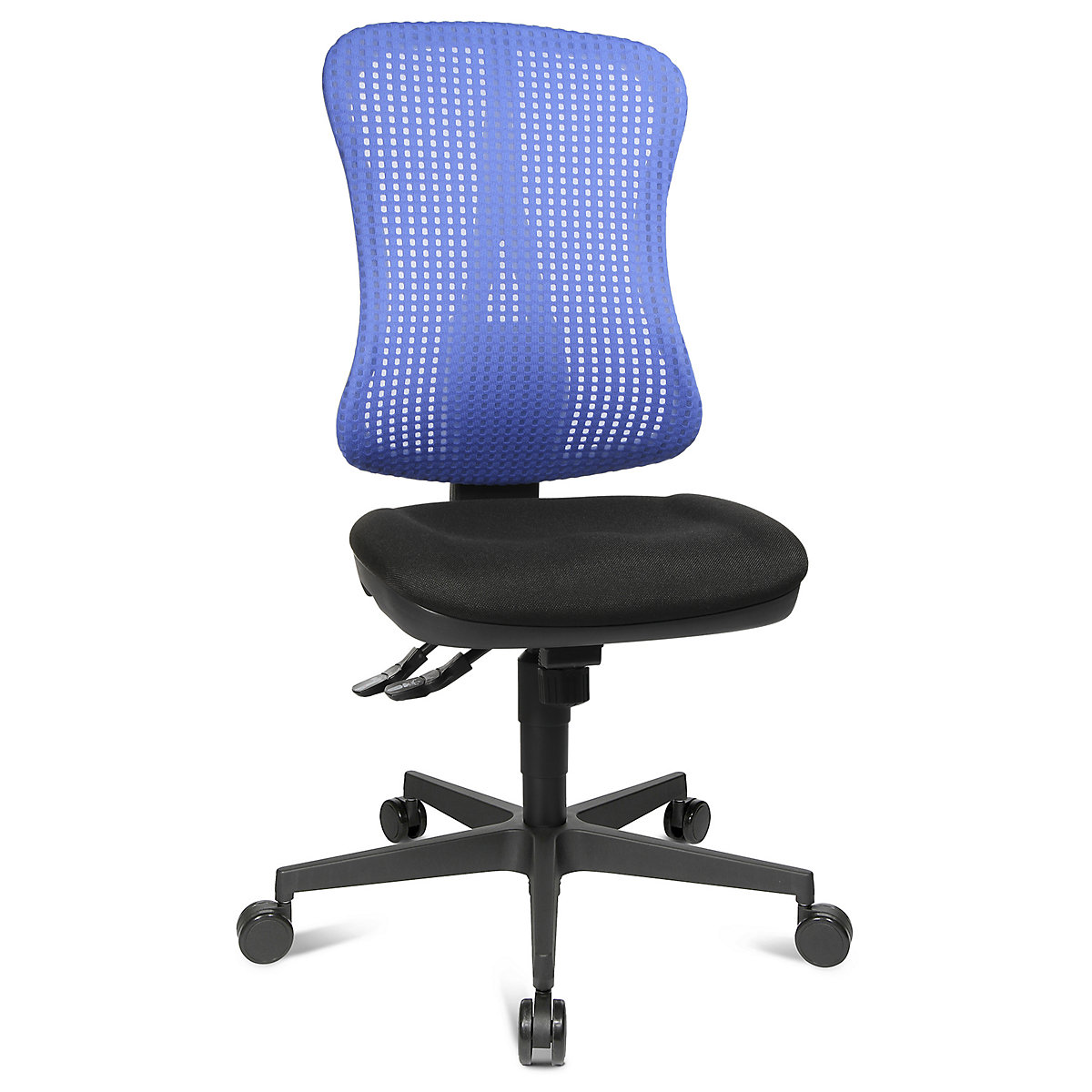 Otočná stolička pre ľudí s problémami s platničkami, žliabkové sedadlo – Topstar (Zobrazenie produktu 37)-36