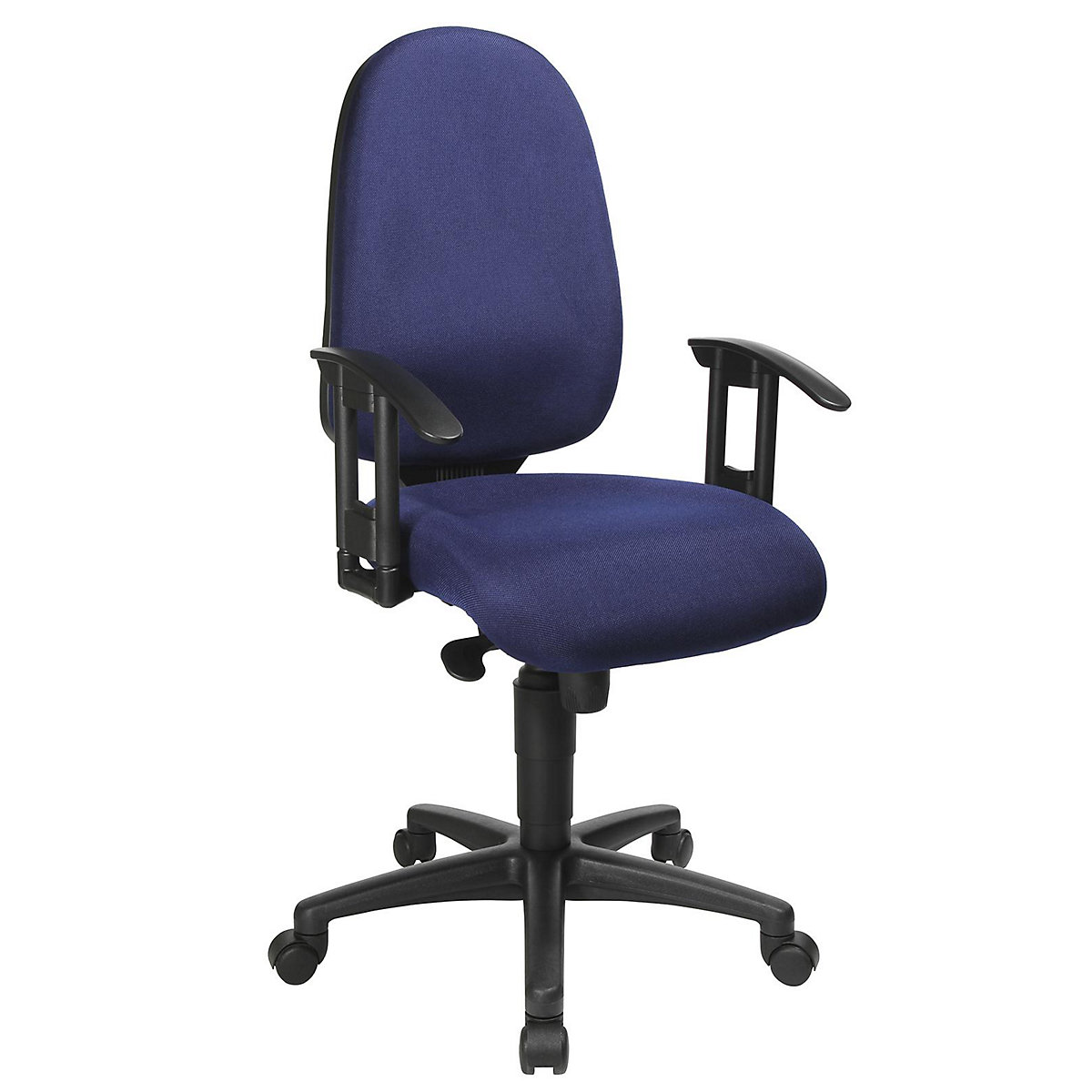 Otočná stolička pre ľudí s problémami s platničkami, synchrónna mechanika, sedadlo pre ľudí s problémami s platničkami – Topstar (Zobrazenie produktu 74)-73