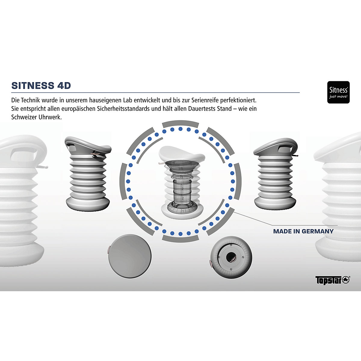 Stolička Sitness 4D – Topstar (Zobrazenie produktu 3)-2