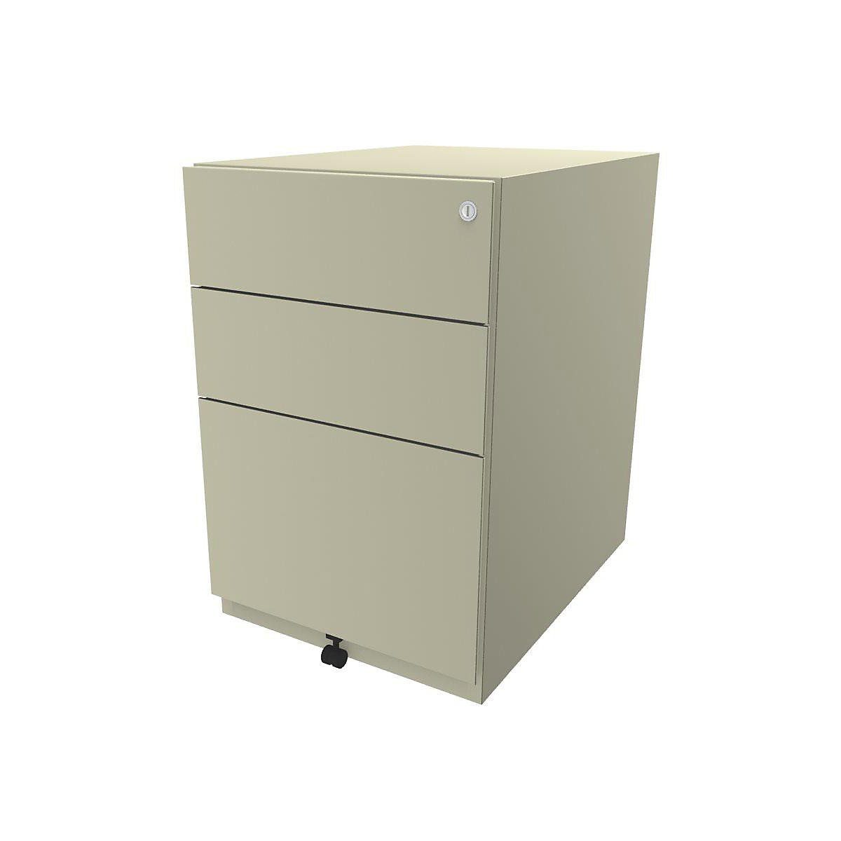 Pojazdný kontajner Note™, s 2 univerzálnymi zásuvkami, 1 závesná registratúra – BISLEY