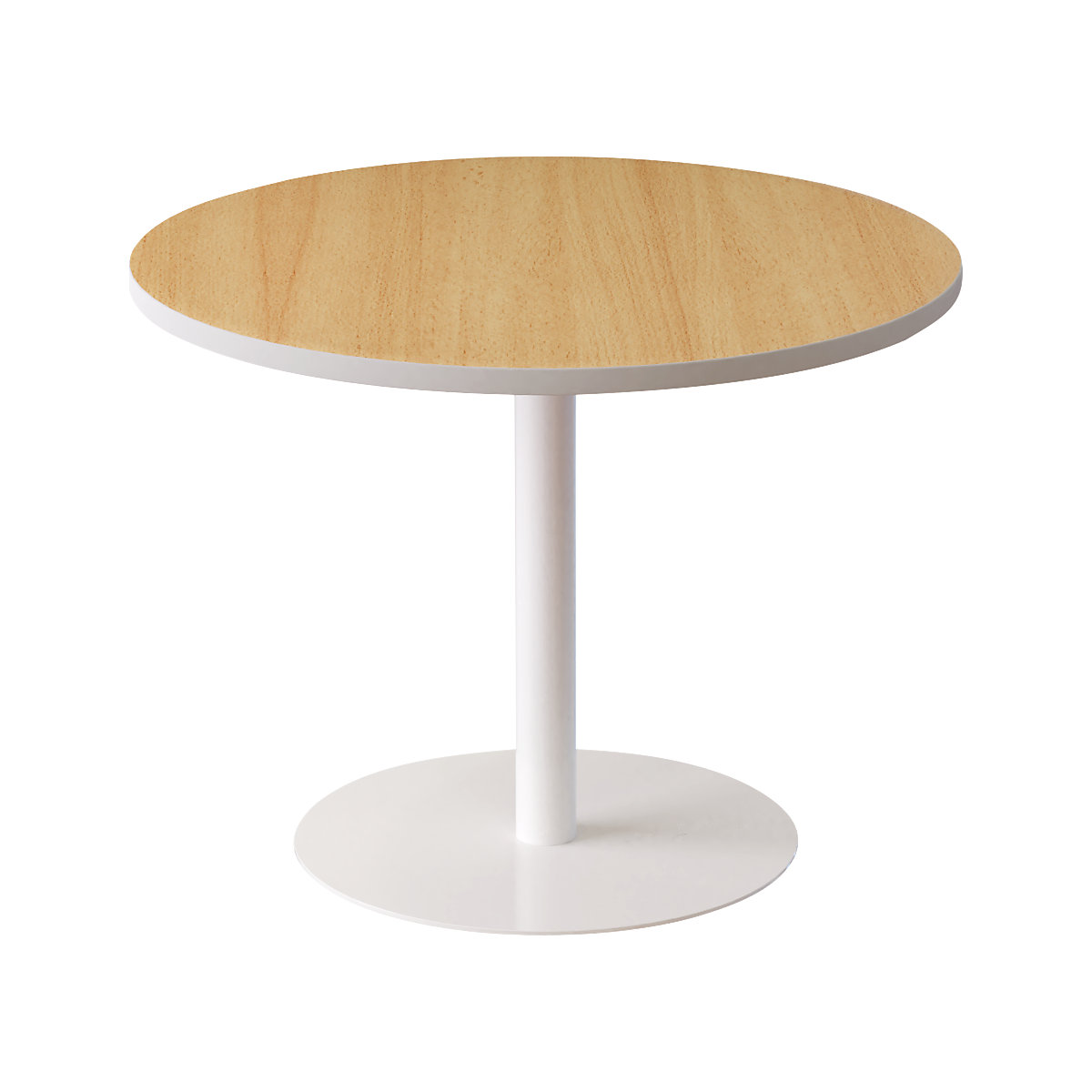 Stôl do vestibulu, kruhový, Ø 800 mm, vzor buk-3