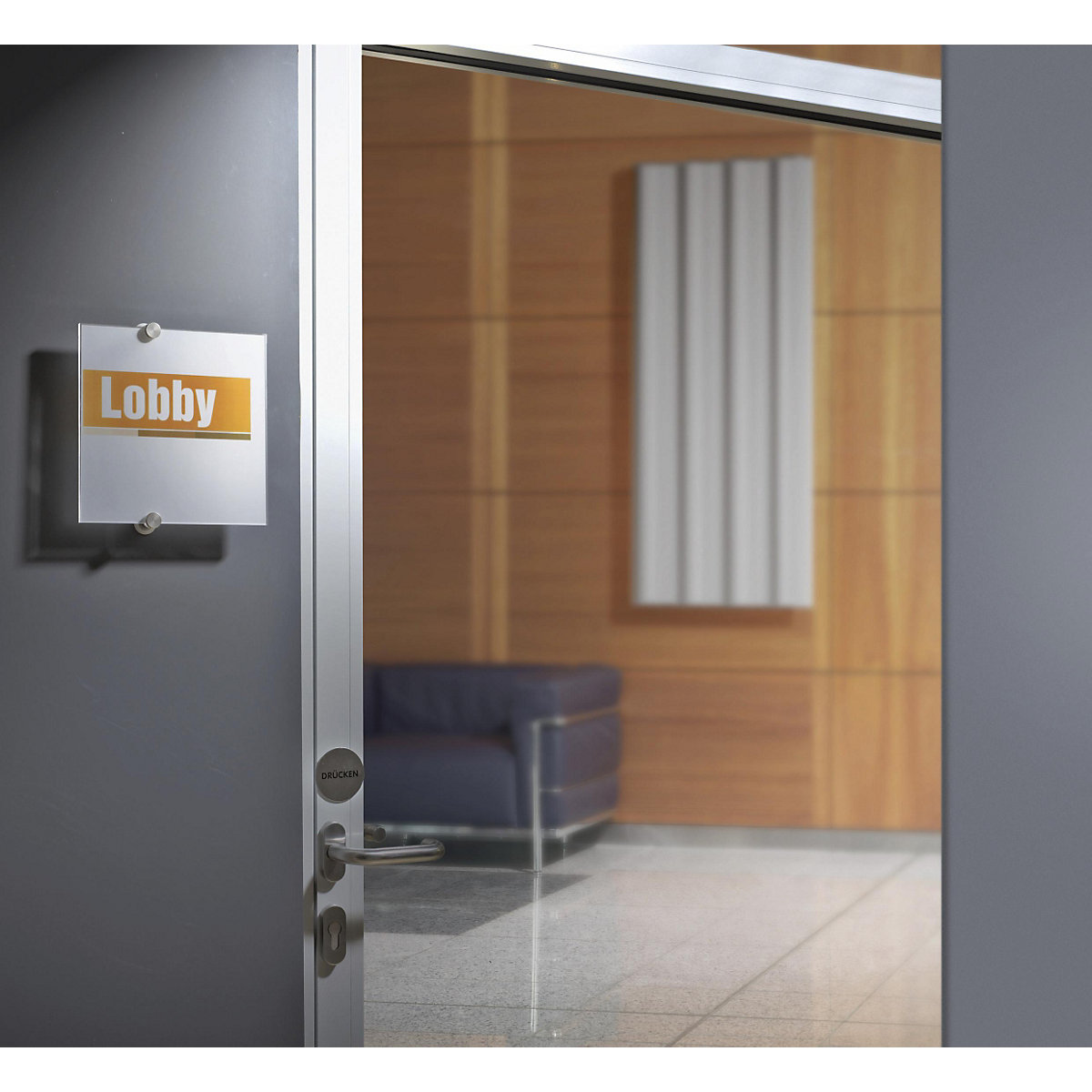 Deurbord CRYSTAL SIGN – DURABLE (Productafbeelding 2)-1