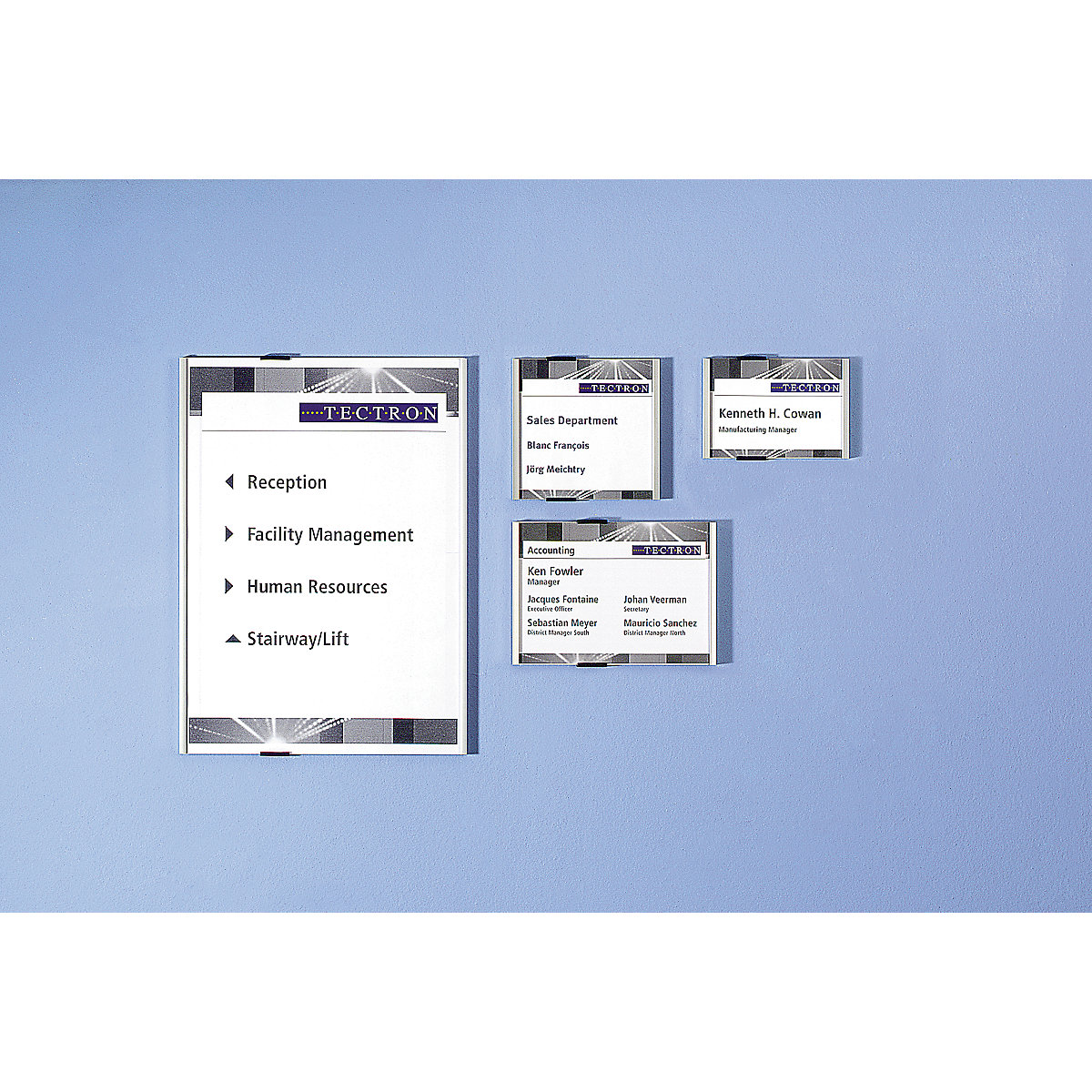 Deurbord, geribbeld ontwerp met acrylblad – DURABLE (Productafbeelding 2)-1