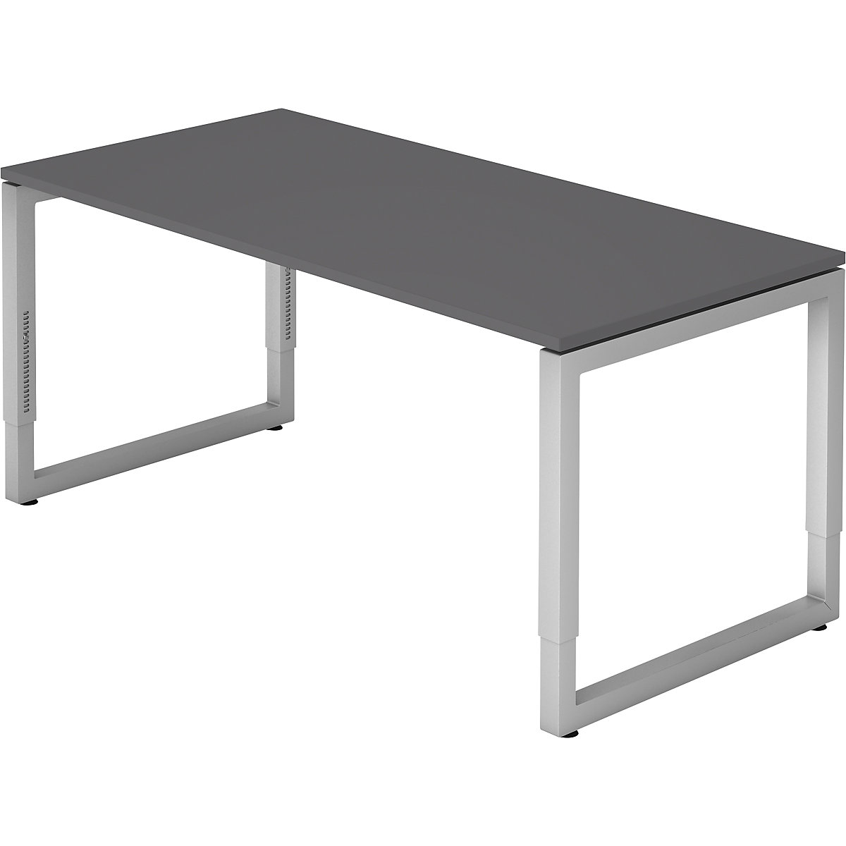 Bureautafel met frame van vierkante staalbuis &ndash; eurokraft pro