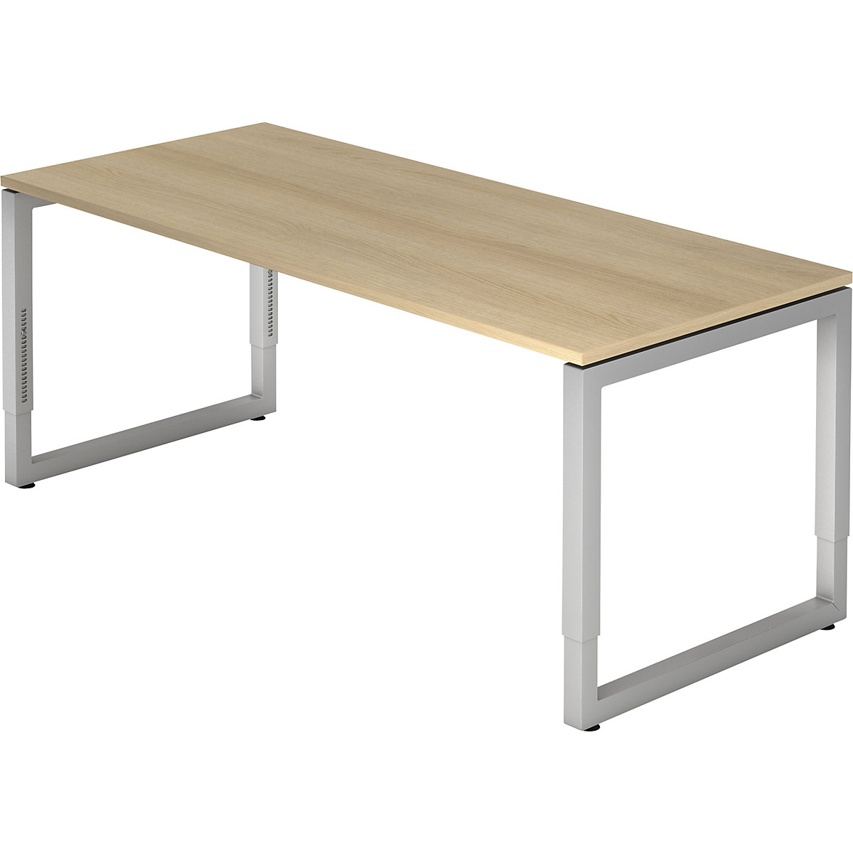 Bureautafel met frame van vierkante staalbuis &ndash; eurokraft pro