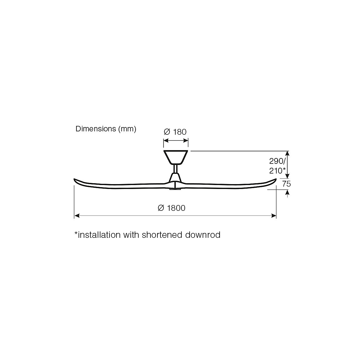 Plafondventilator ECO GENUINO (Productafbeelding 6)-5