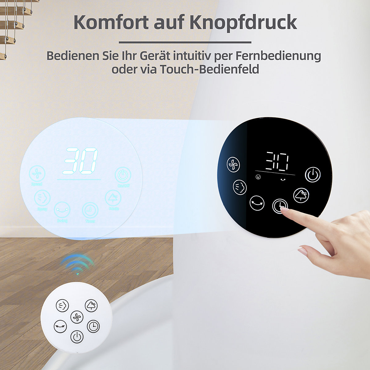 Premium sproeinevel staande ventilator (Productafbeelding 7)-6