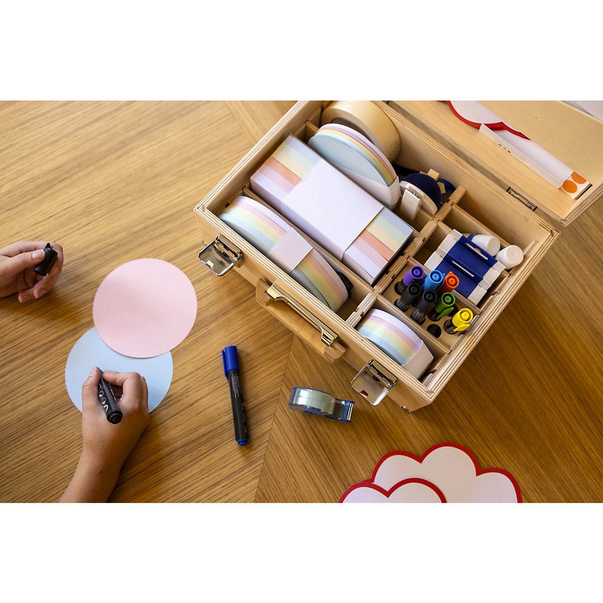 Presentatiekoffer Wood Series berkenhout – magnetoplan (Productafbeelding 5)-4