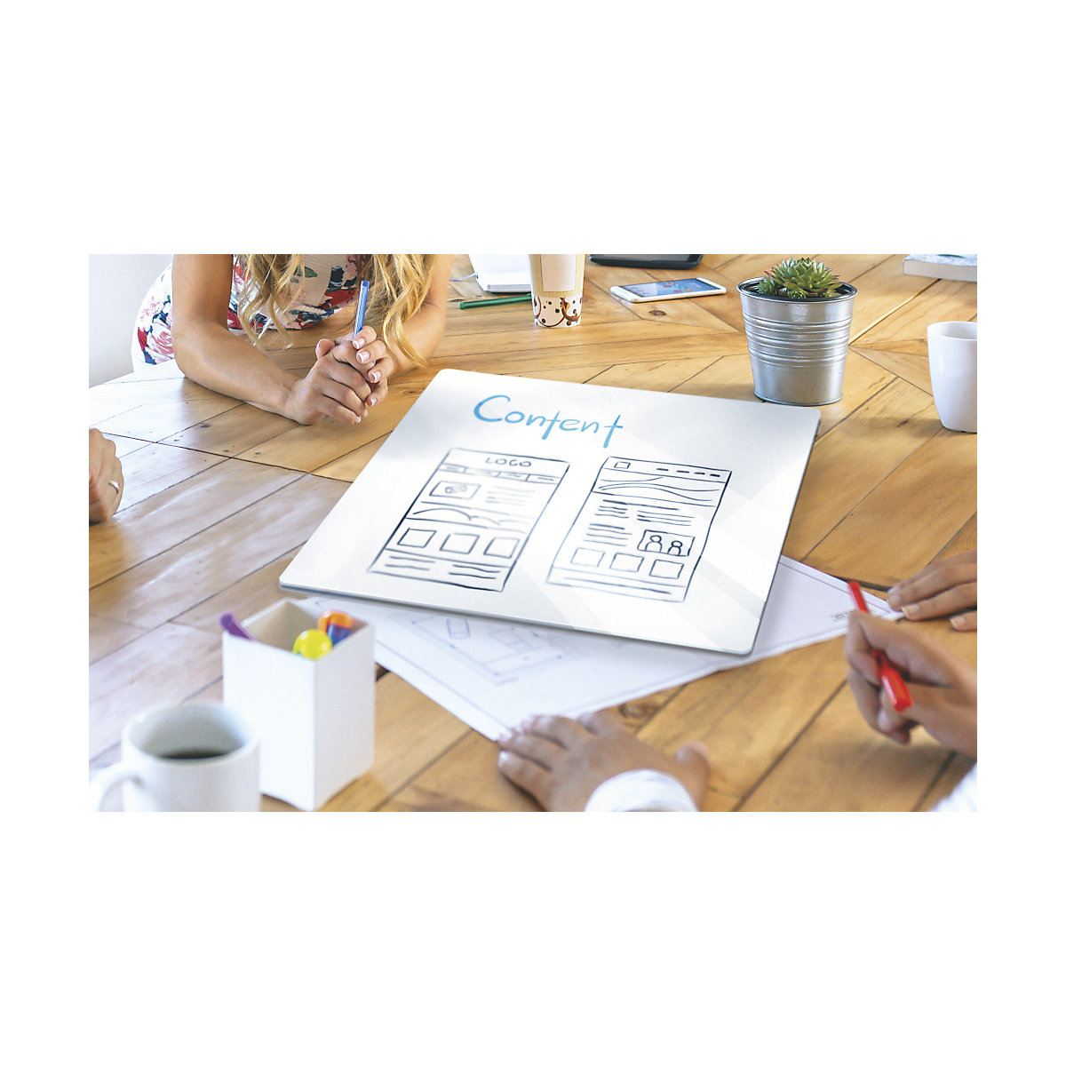 Whiteboard, modulair/randloos – nobo (Productafbeelding 4)-3