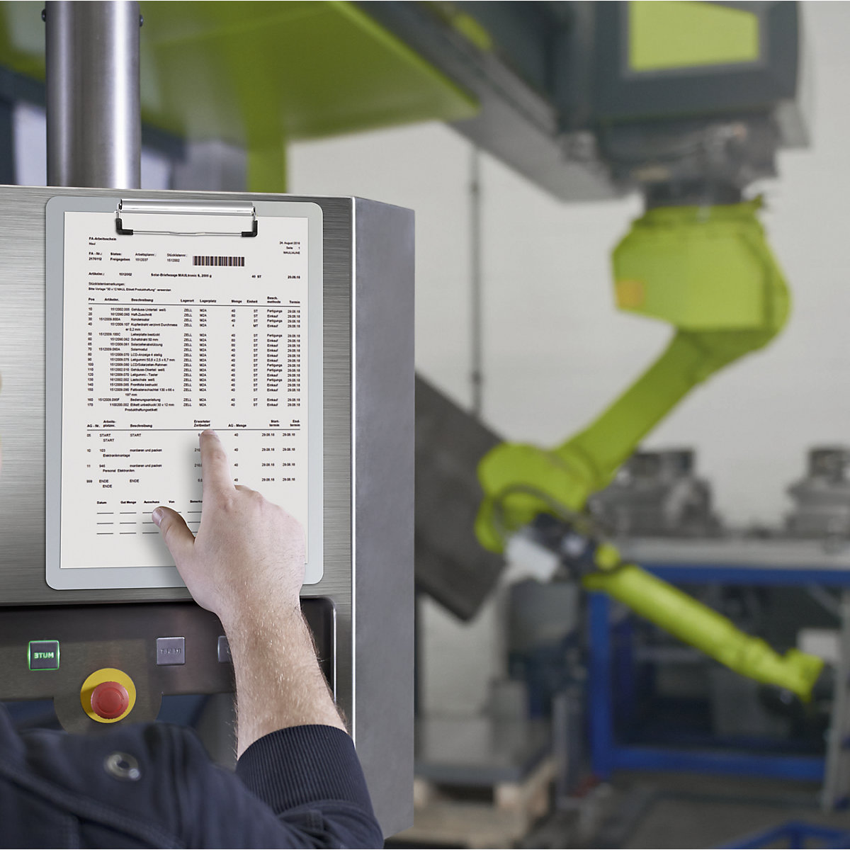 Schrijftableau, aluminium – MAUL (Productafbeelding 3)-2