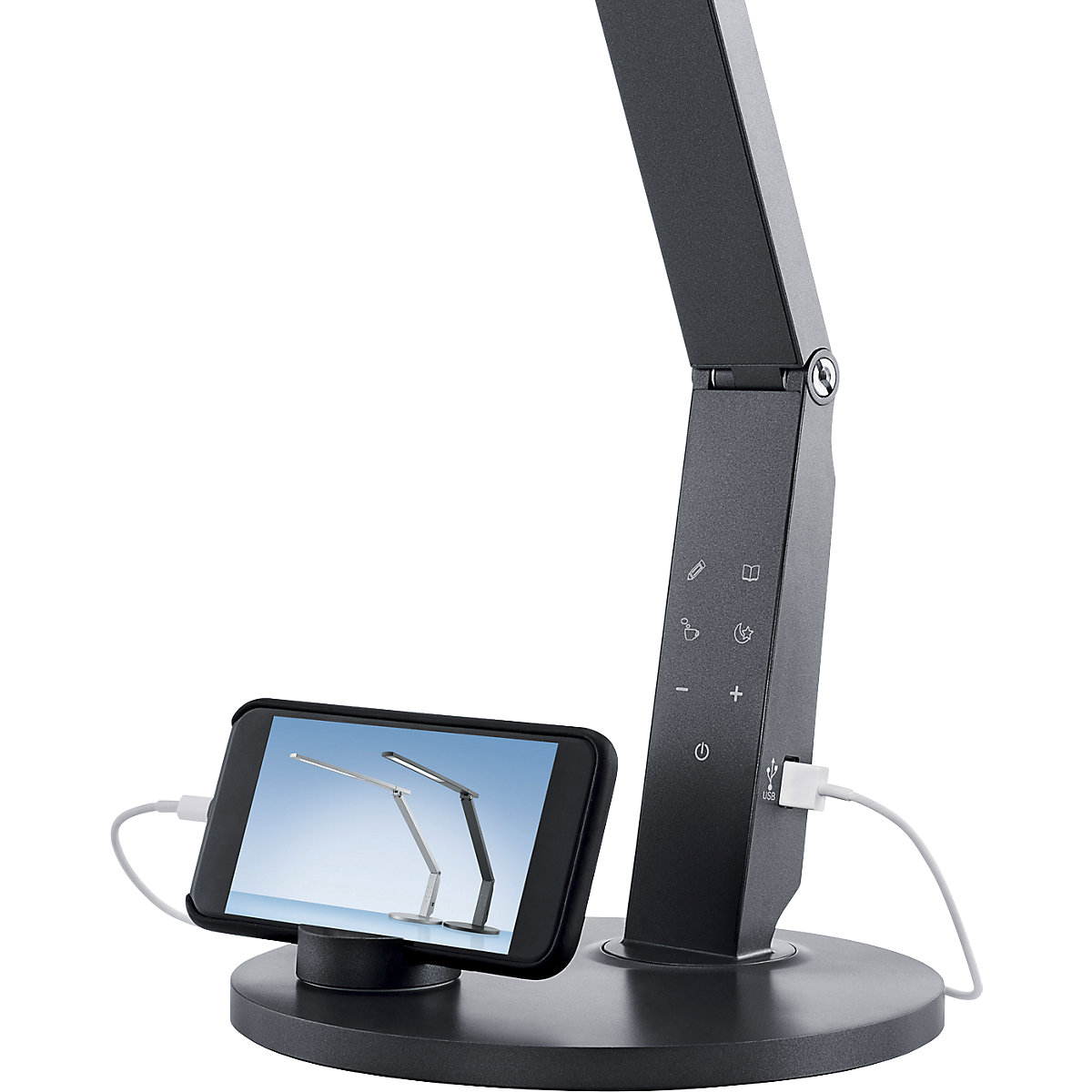 LED-bureaulamp VARIO PLUS – Hansa (Productafbeelding 2)-1