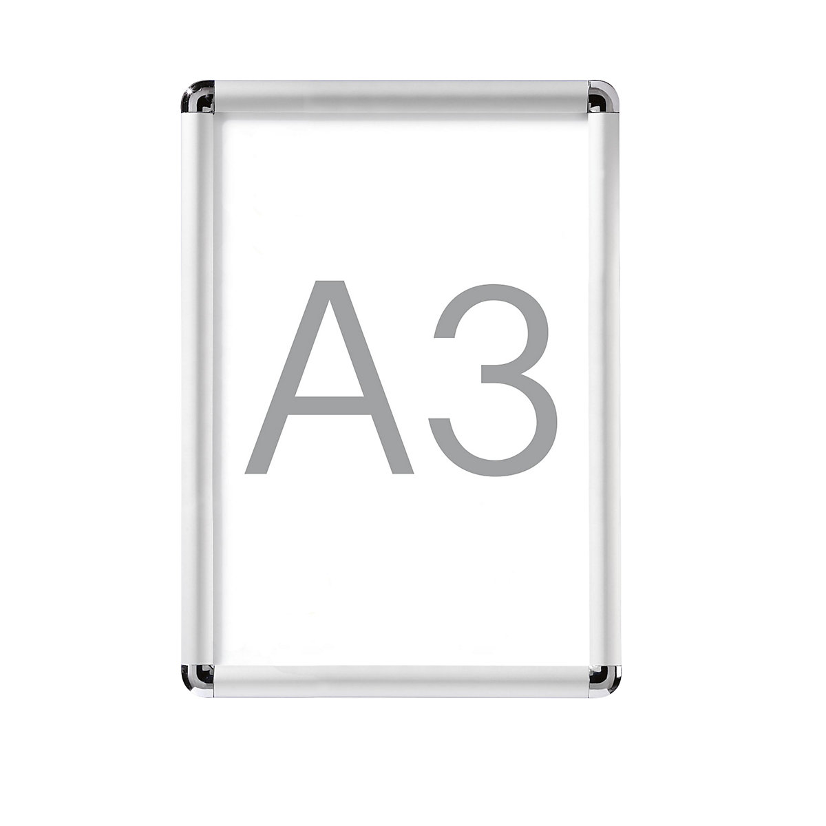 Display-klapframe, aluminium, VE = 2 stuks, voor A3-7